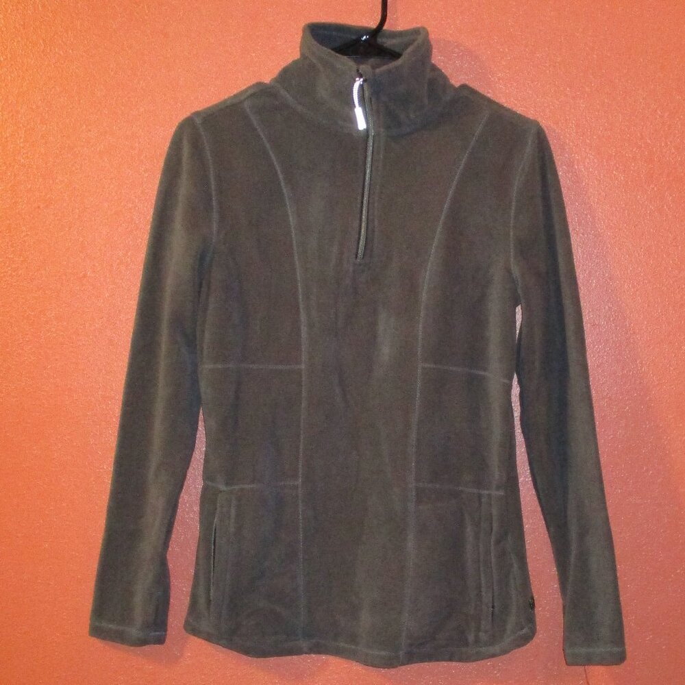 Calvin Klein Performance Sweater NEW Woman Medium Zip Front Pocket Long Sleeve